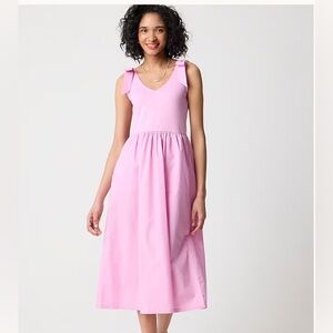 J. Crew Bow Strap Knit Mixy Dress
